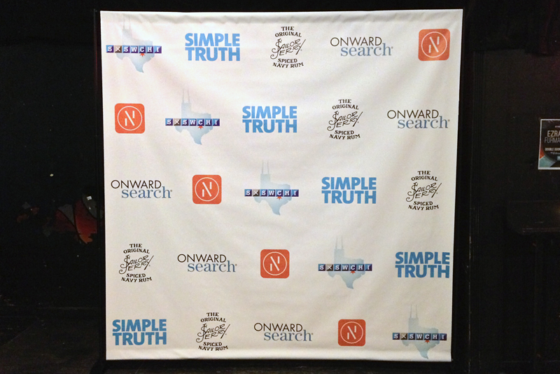 SXSWChi Pregame banner at Double Door