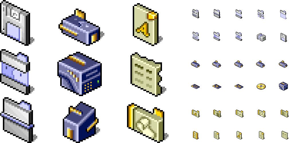 Justin Dauer pixel icons